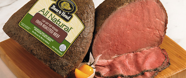 All Natural* Cap-Off Top Round Oven Roasted Beef
