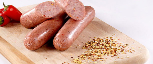 Hot Smoked Sausage (Skinless)