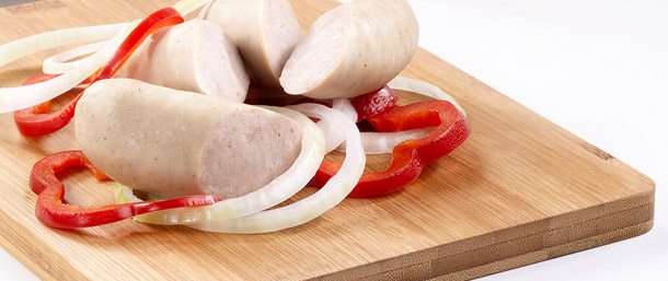Cooked Bratwurst (Natural Casing)