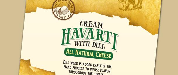 Cream Havarti Cheese with Dill