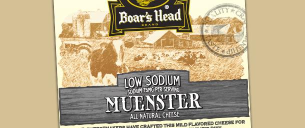 Low Sodium Muenster Cheese