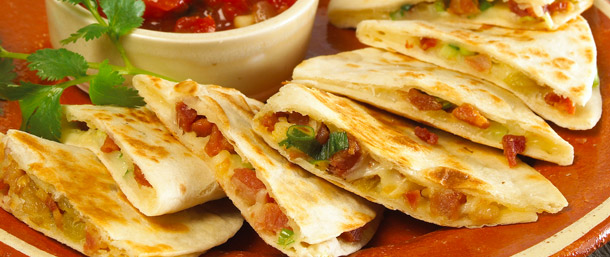 Zesty Pancetta Quesadilla