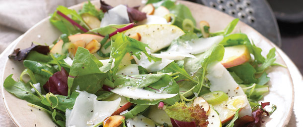 Goat Cheese & Fuji Apple Salad