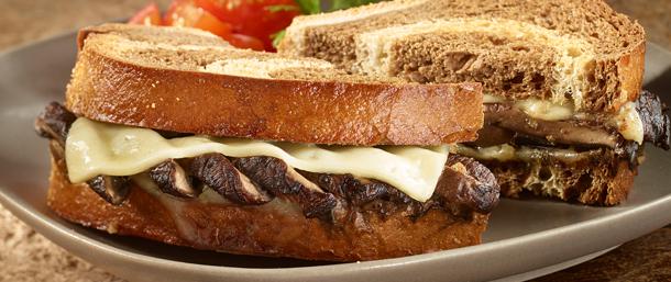 Gold Label Switzerland Swiss® and Portobello Sandwich