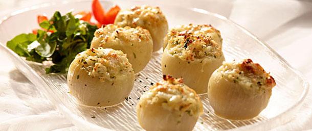 Baked Onions With Gruyere Cheese