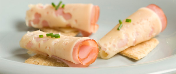 Lower Sodium Black Forest Brand Ham Stack