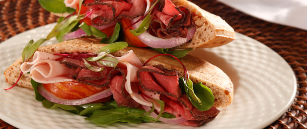 Deluxe Low Sodium Roast Beef Pita