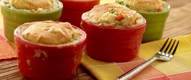 Mini Chicken Pot Pies (in small ramekins)