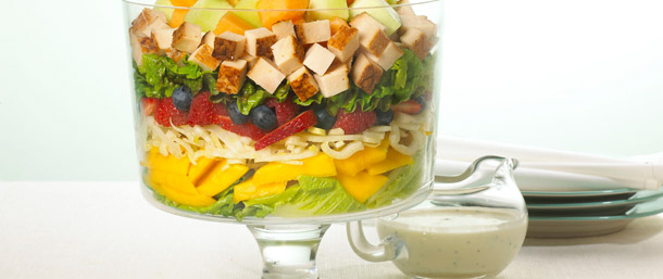 EverRoast® Chicken Garden Salad with Poppy Seed Dressing