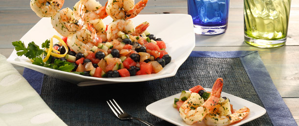 Vidalia® Onion Summer Salsa with Shrimp