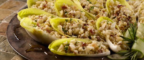 Cauliflower "Caviar" with Frizzled Prosciutto