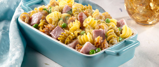 Gluten Free Smoked Ham Macaroni & Cheese