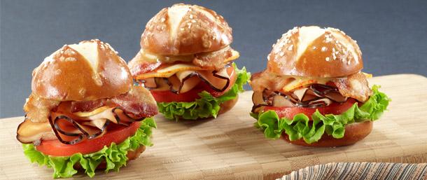 Sweet N' Smokey Maple Honey Turkey Sliders