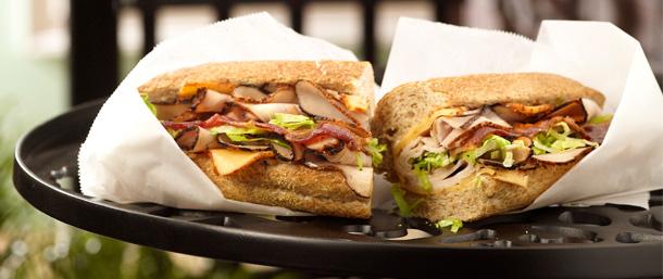 Smoked Blackened Turkey Bacon Sandwich