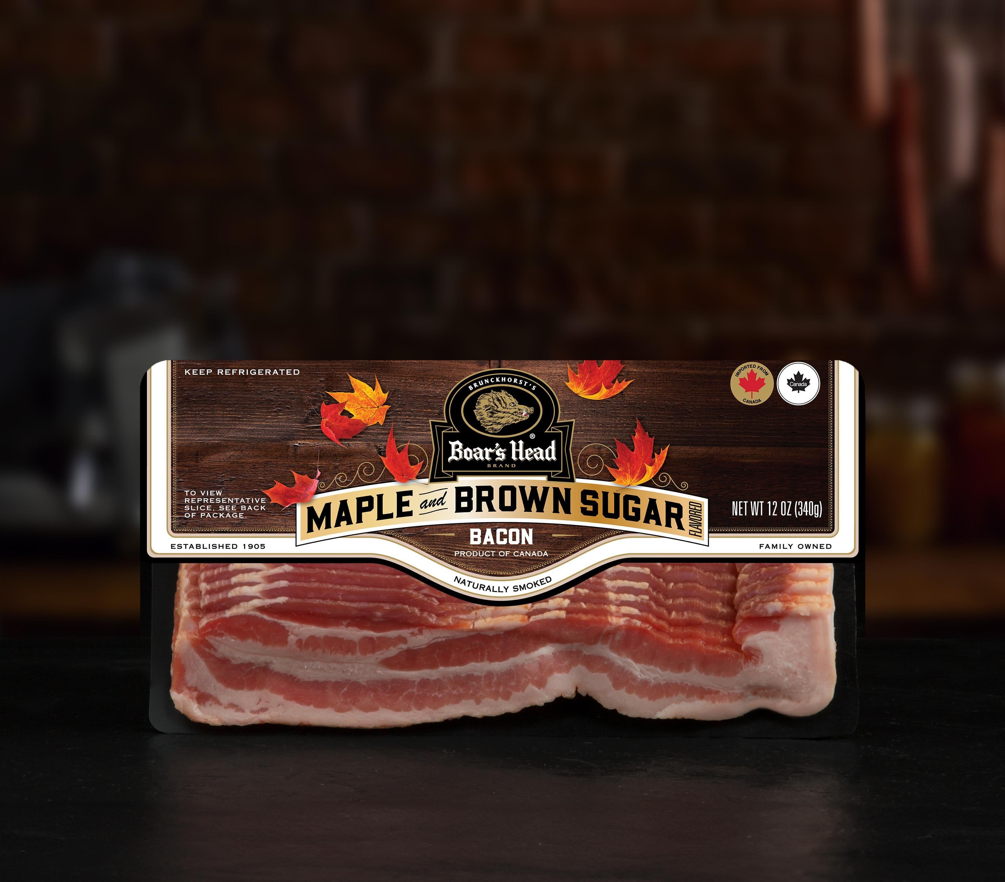 Maple & Brown Sugar Bacon, Producto de Canadá