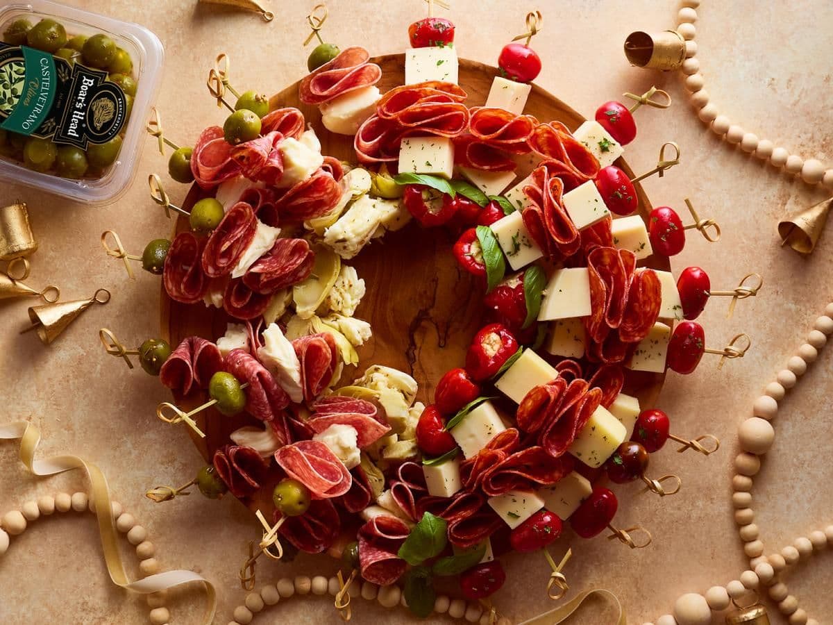 Charcuterie Skewer Wreath