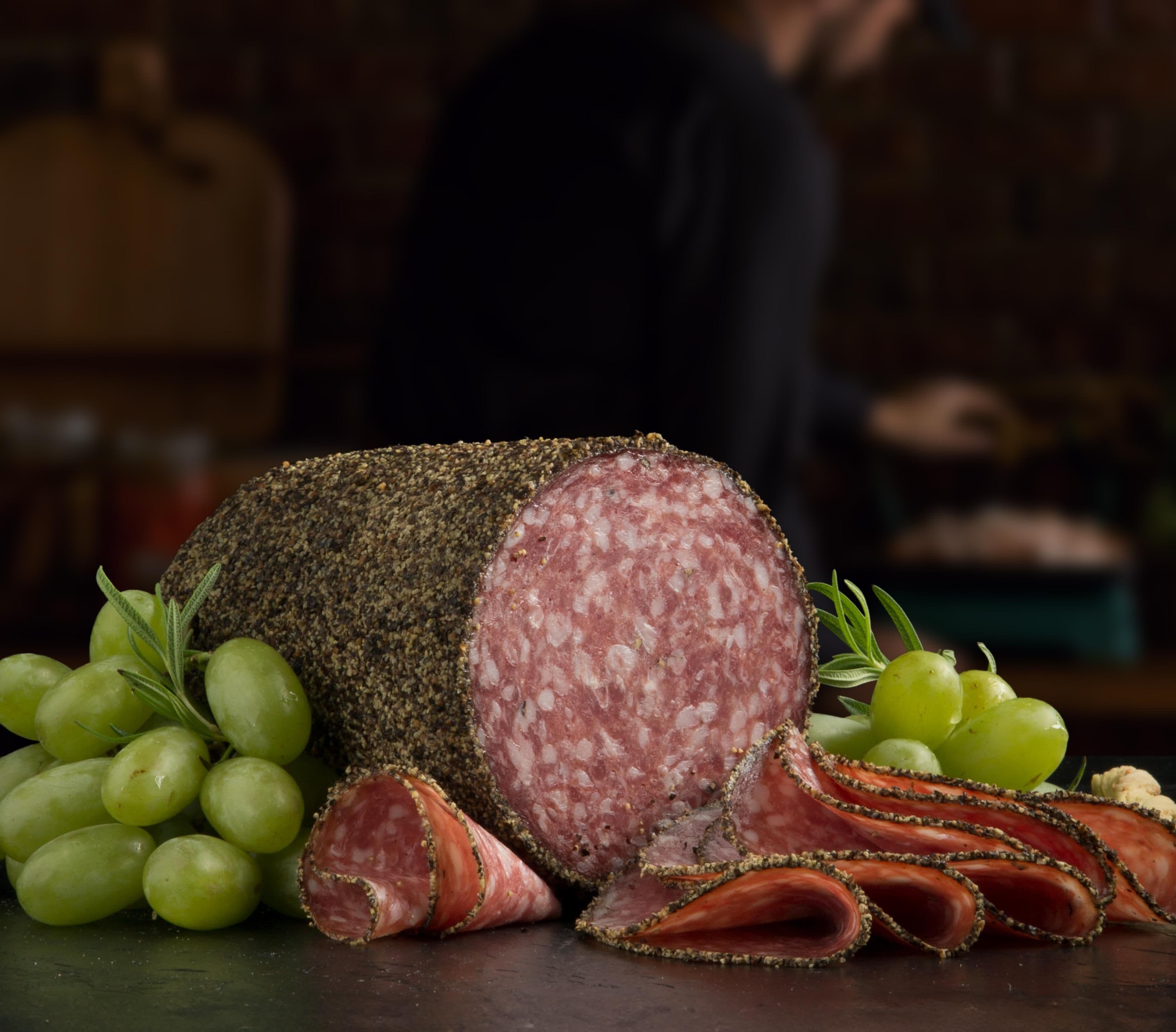 Uncured Peppered Salame