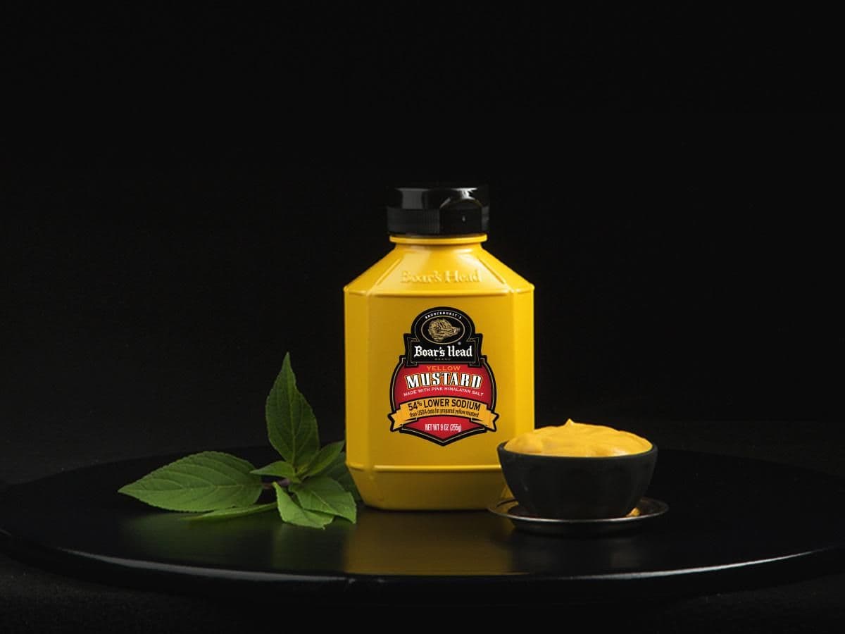 54% Lower Sodium Yellow Mustard