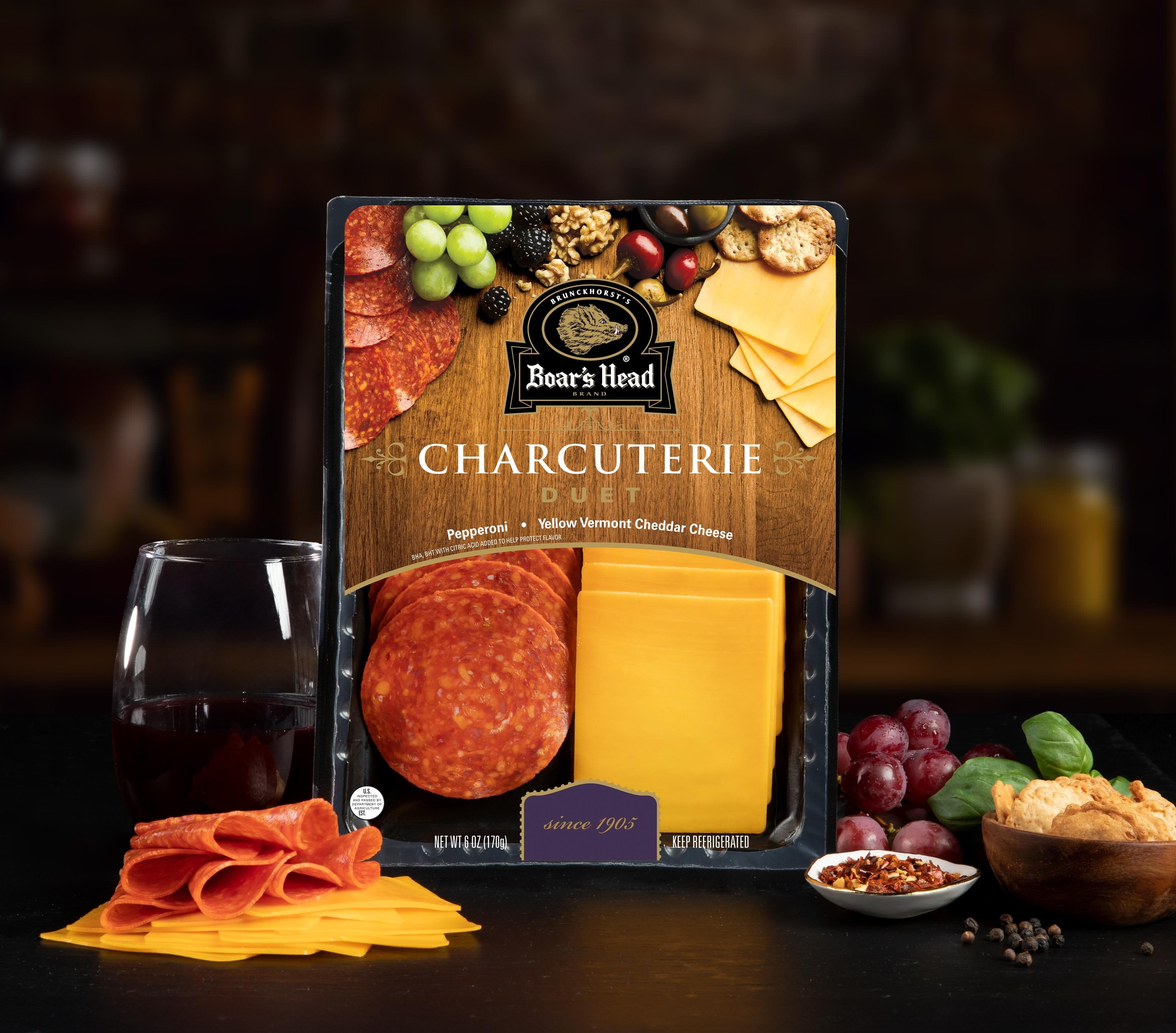 Charcuterie Duet: Pepperoni & Vermont Cheddar Cheese