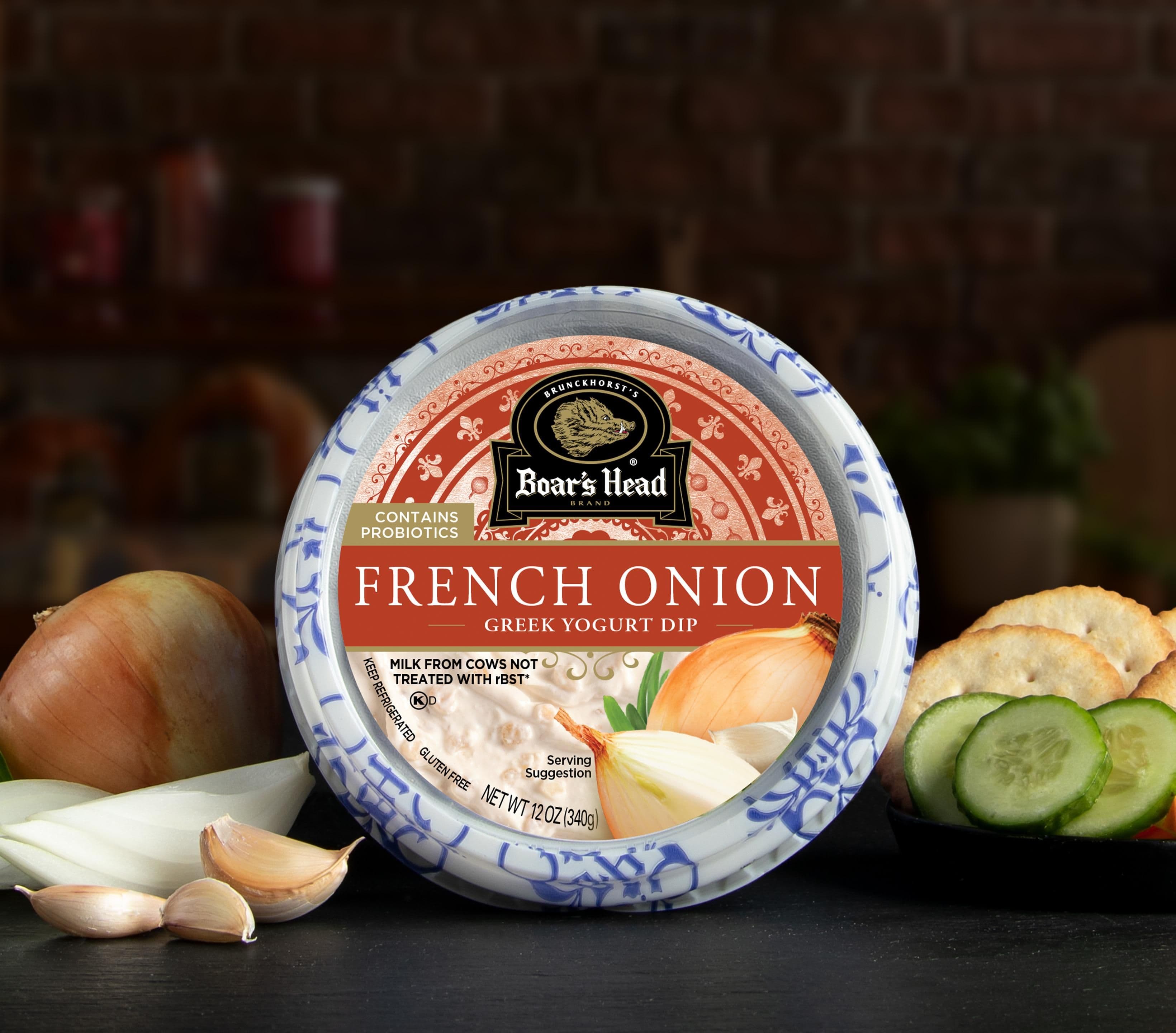 French Onion Greek Yogurt Dip