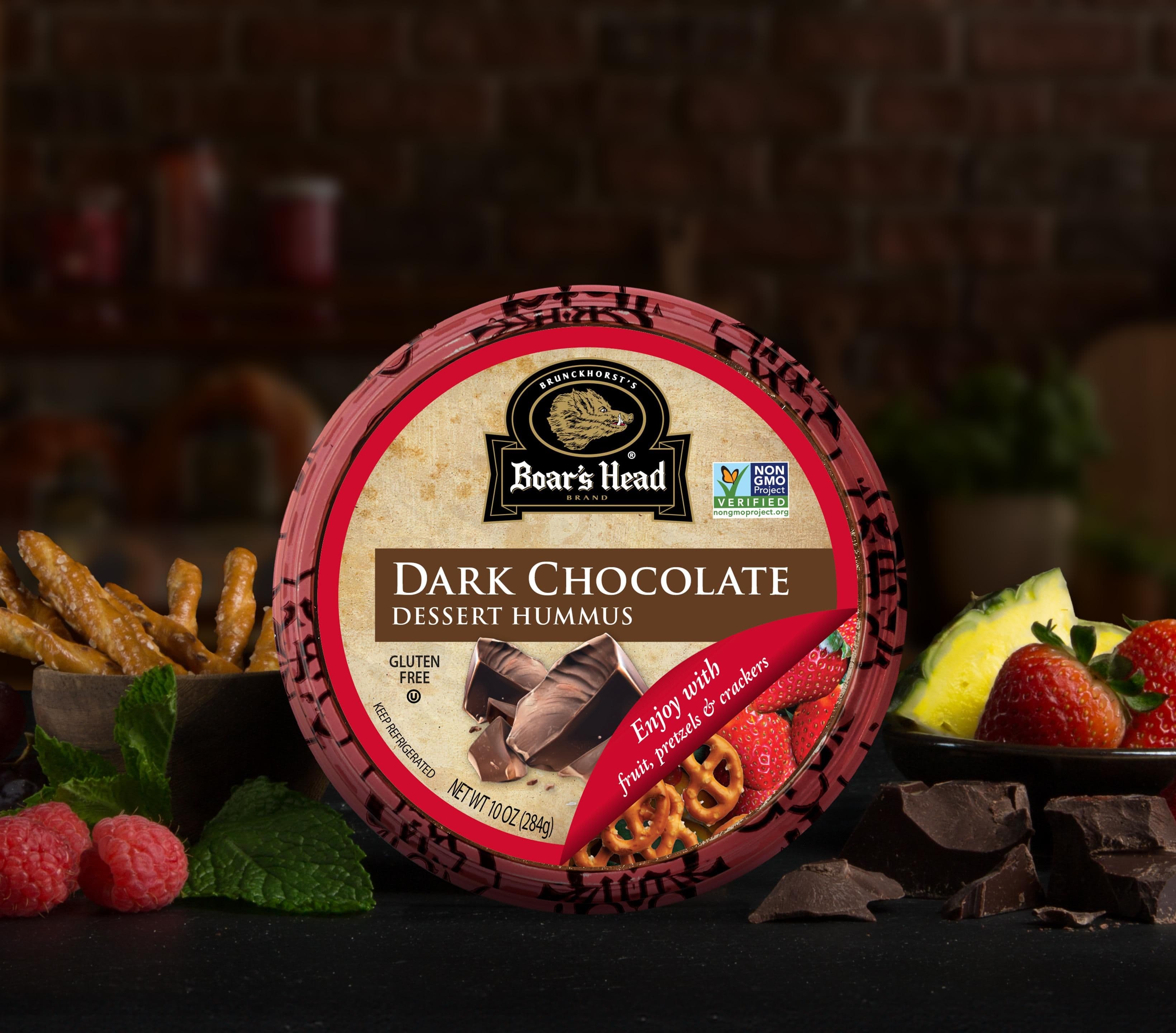 Dark Chocolate Dessert Hummus
