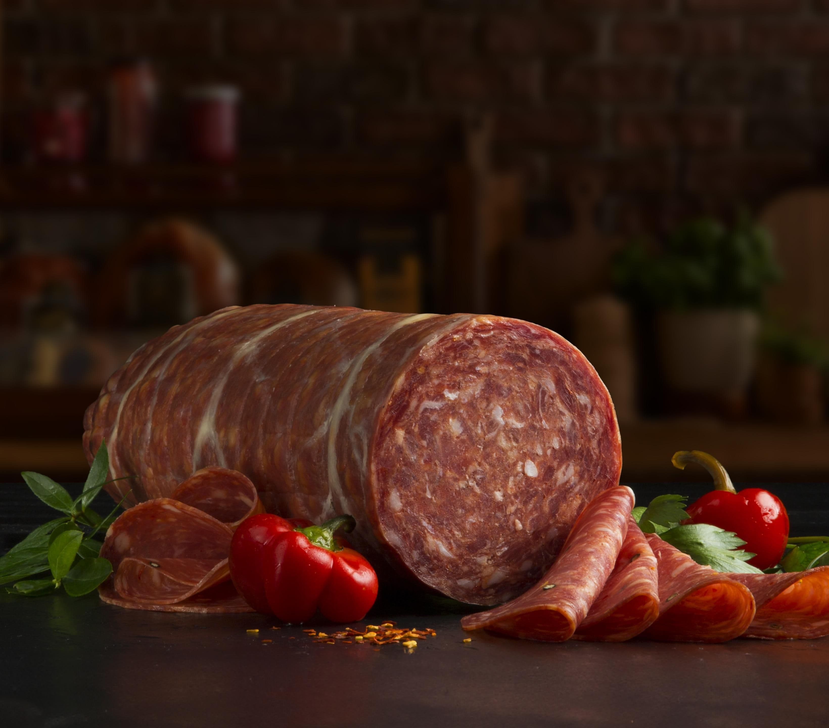 Hot Uncured Sopressata Grande