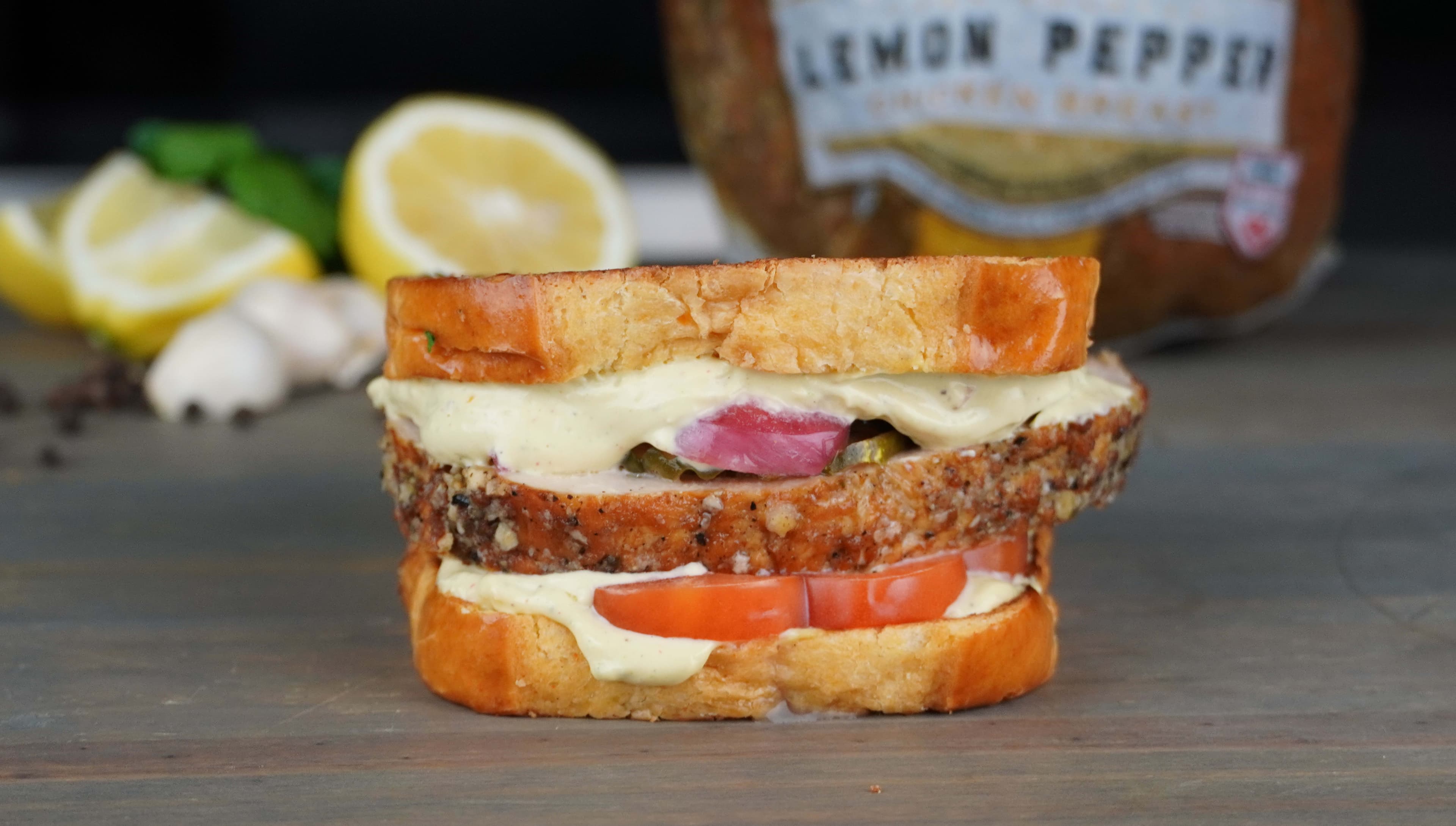 Atlanta Style Lemon Pepper Chicken Sandwich