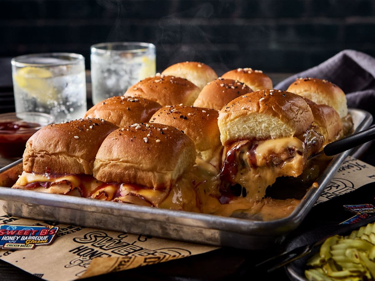 Sweet B's® Honey Barbeque Glazed Chicken Sandwich Tray