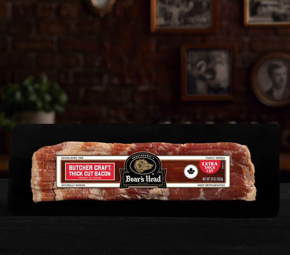 Butcher Craft® Extra Thick Cut Naturally Smoked Bacon, Product of Canada