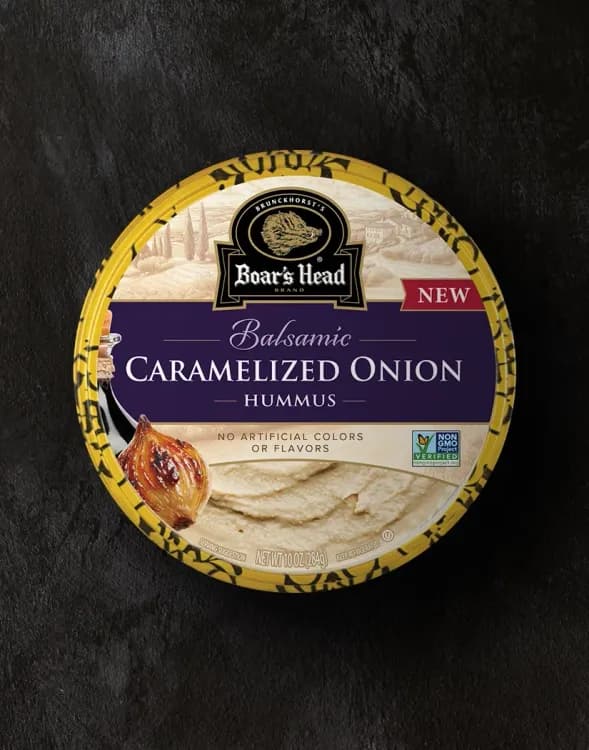 Balsamic Caramelized Onion Hummus