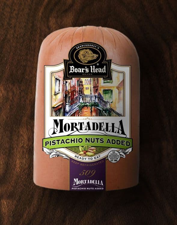Mortadella with Pistachio Nuts