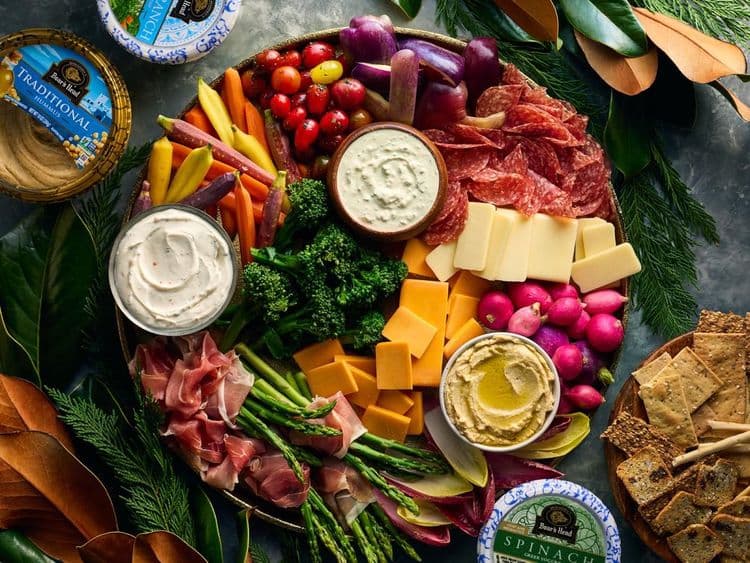 Winter Crudité Board
