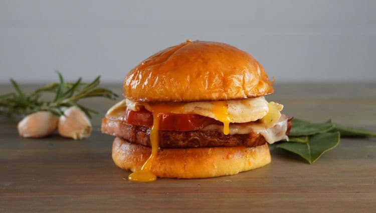 Italian Roasted Ham Breakfast Sandwich