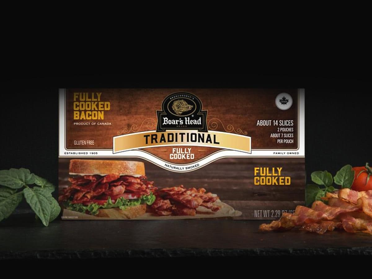 Naturally Smoked Traditional Bacon, Producto de Canadá