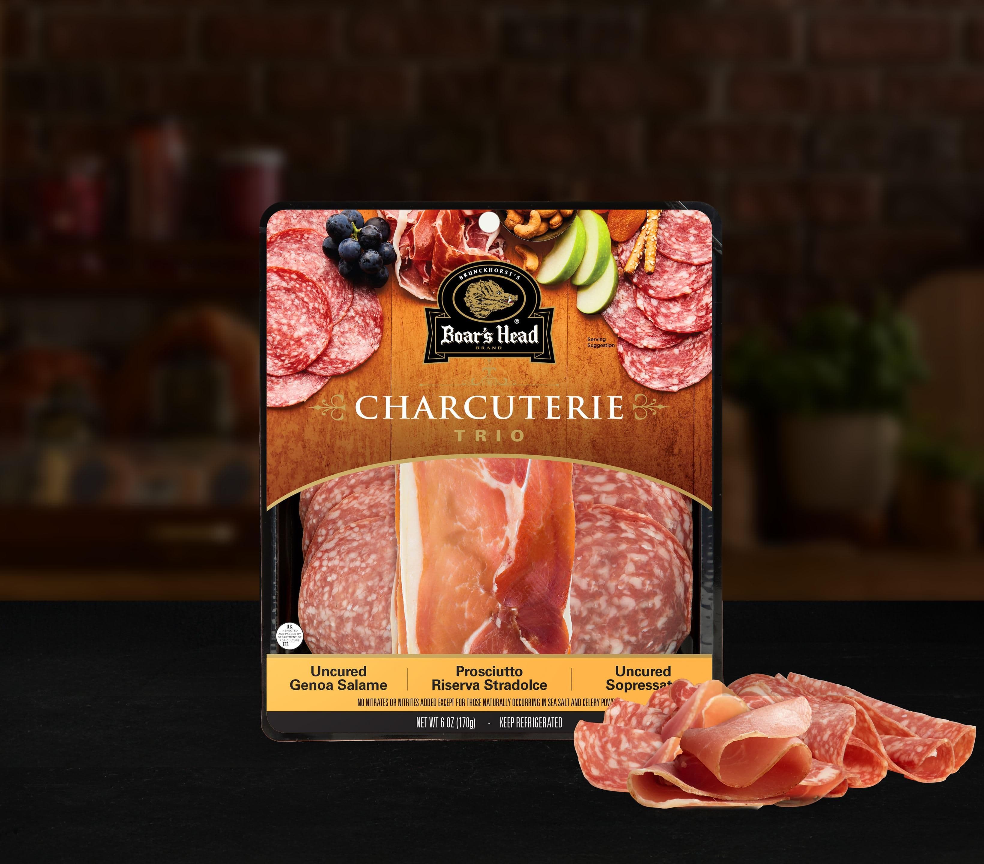 Charcuterie Trio: Uncured Genoa Salame, Prosciutto Riserva Stradolce & Uncured Sopressata