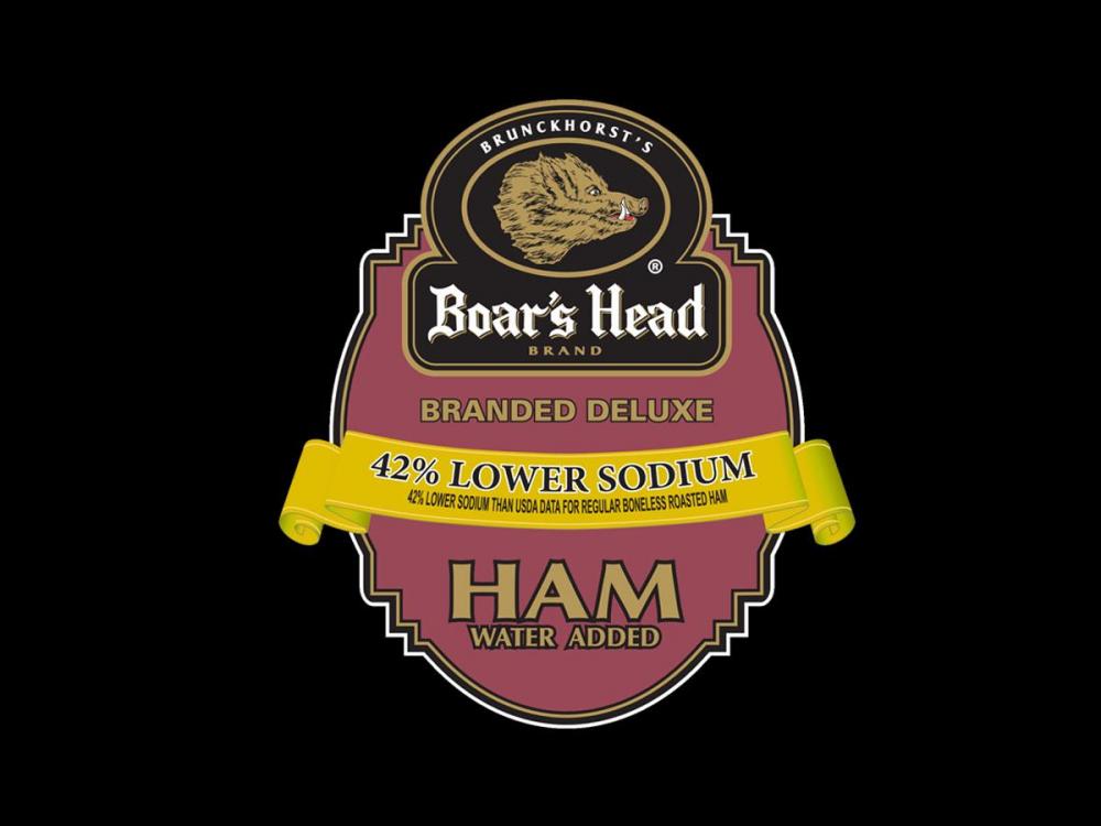 Branded Deluxe Ham 42 Lower Sodium Boar's Head