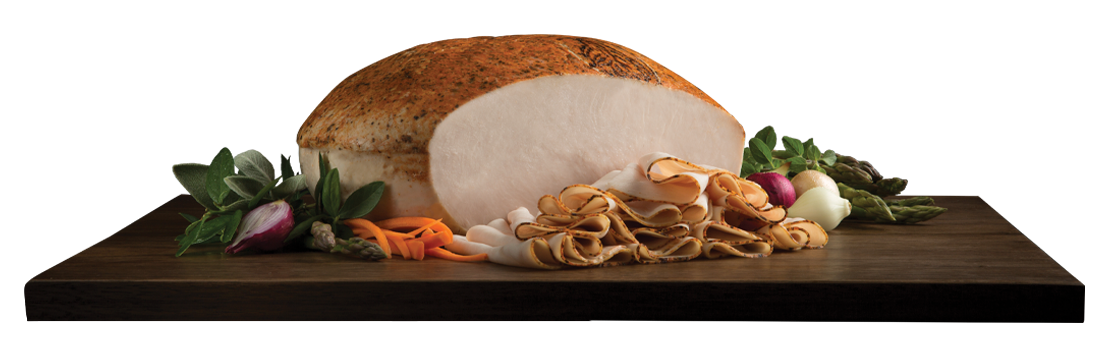 View of Sliced Ovengold® Roasted Turkey Breast