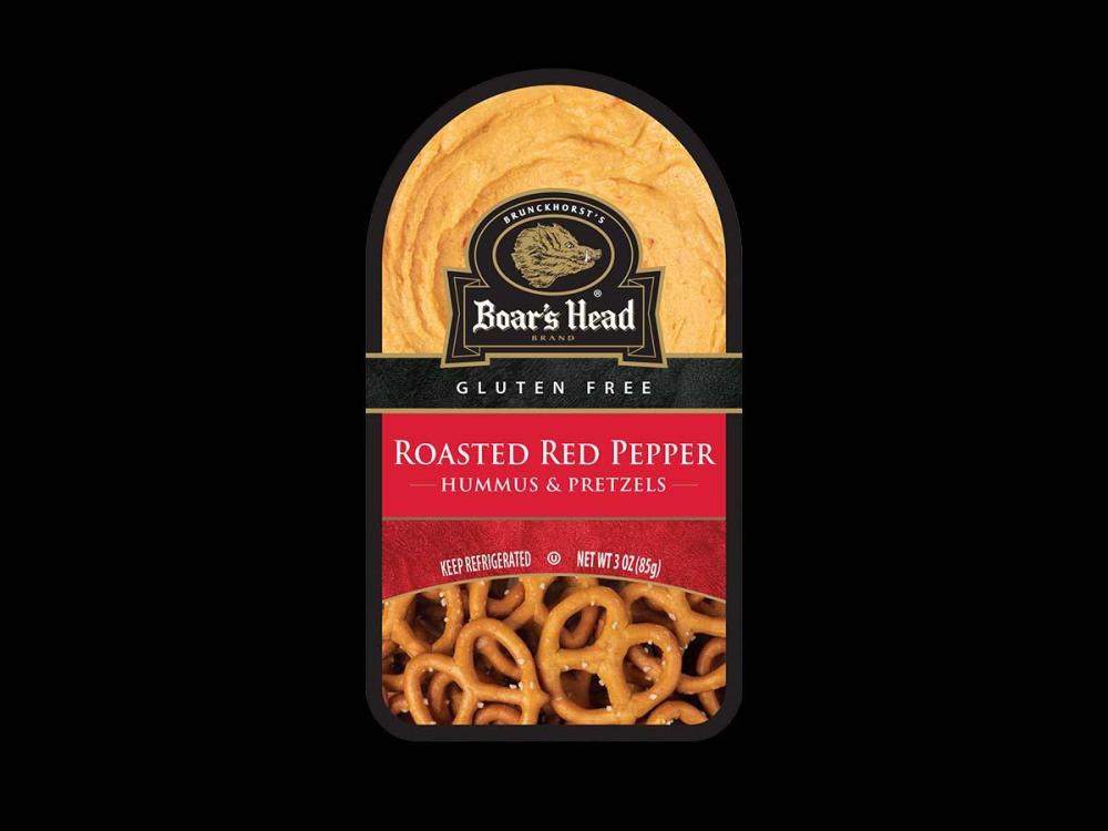 Roasted Red Pepper Hummus & Pretzels Boar's Head