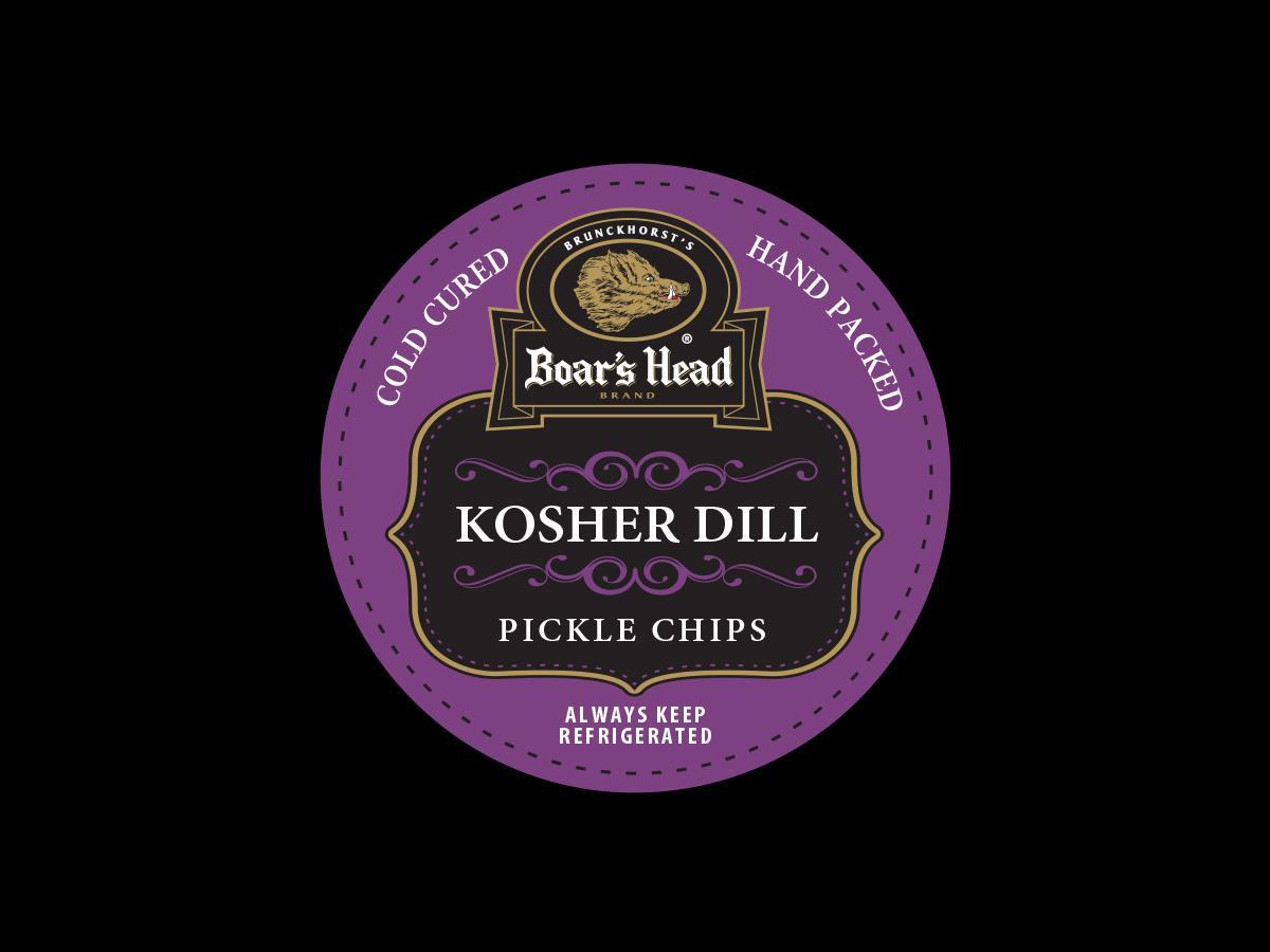 Kosher Dill Pickle Chips Boar's Head