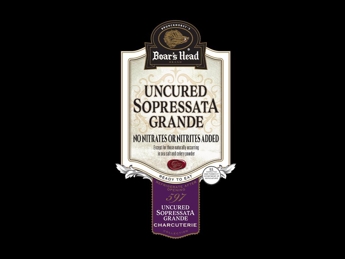 Uncured Sopressata Grande Boar's Head