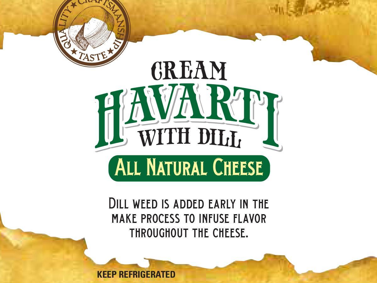 Cream Havarti Cheese with Dill Boar's Head