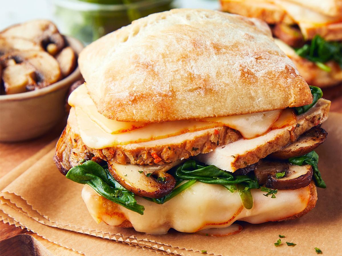 EverRoast® Chicken, Muenster & Mushroom Panini Recipe Boar's Head