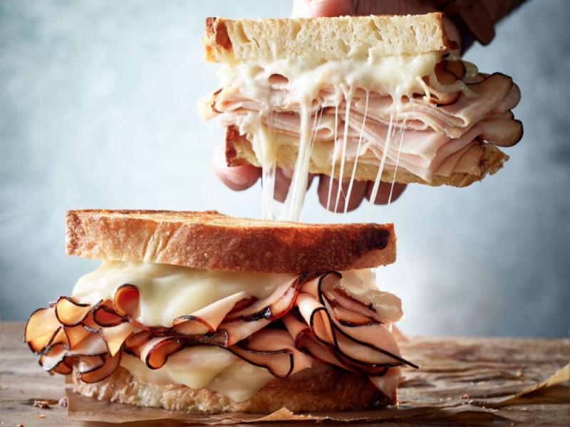 Maple Honey Turkey Grilled Cheese Recipe Boar's Head