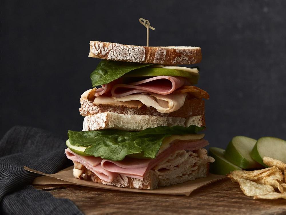 Ovengold® Turkey & Branded Deluxe Ham Sandwich Recipe Boar's Head