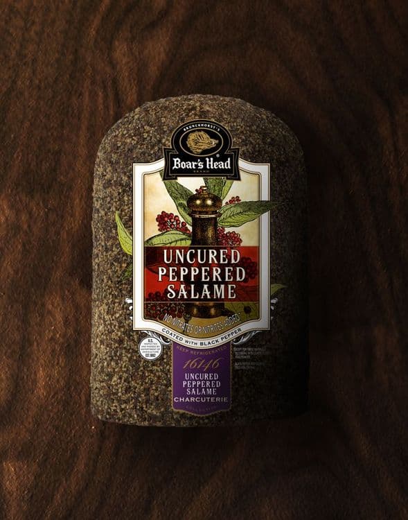 Uncured Peppered Salame